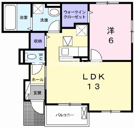 グレイトフルⅠの物件間取画像